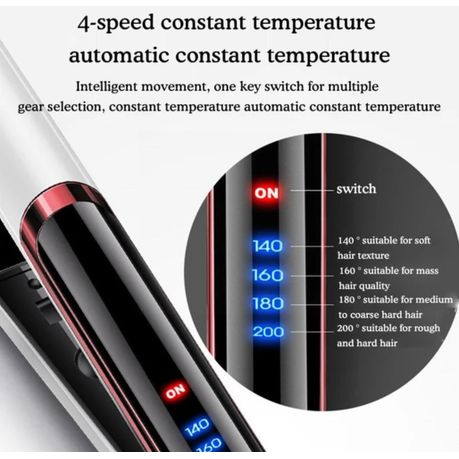 750 Degree Ceramic Coating Hair Iron