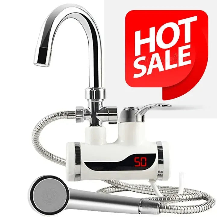 Instant Electric Heating Water Faucet &amp; Shower Kit