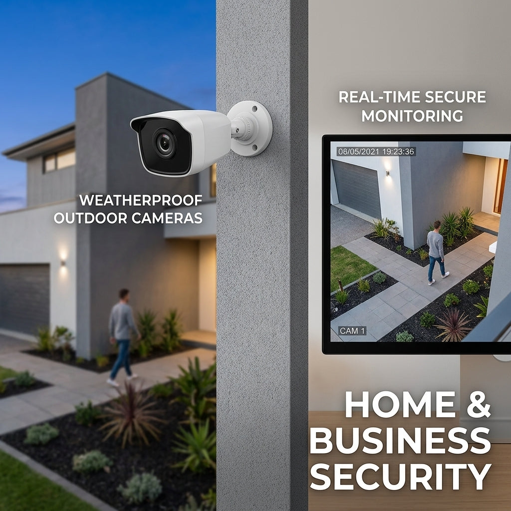 LD 4 Channel CCTV Camera System - Full Kit Perfect Security