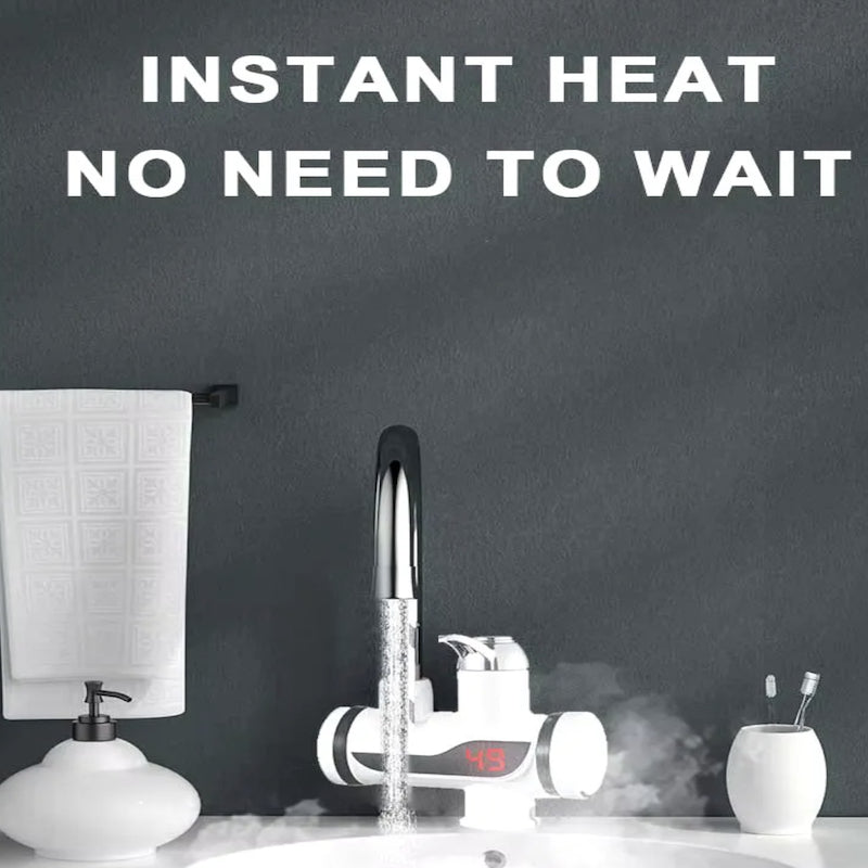Instant Electric Heating Water Faucet &amp; Shower Kit