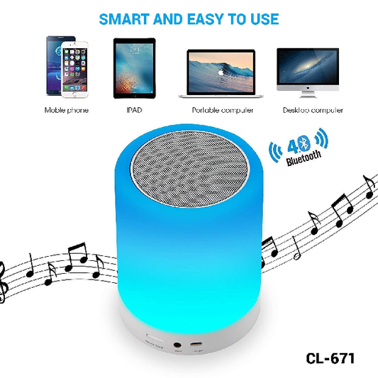 LED Touch Bluetooth Speaker Lamp