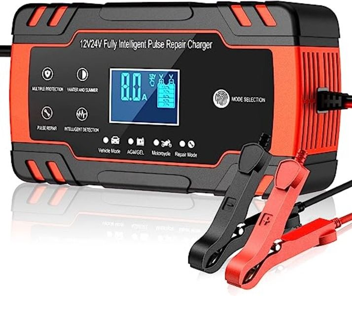 8A 12V/4A 24V, Car Battery charger