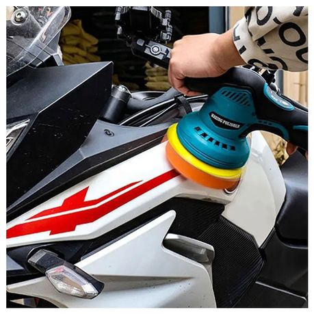 Cordless Car Polisher Machine with 7-Piece Of 5" Polishing Pads Kit