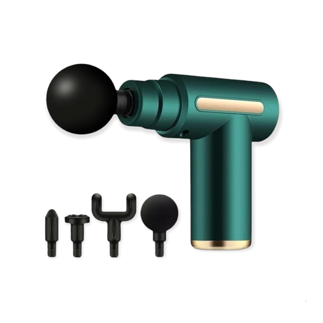 Rechargeable 4 Heads Portable Muscle Massage Gun Percussion Massager